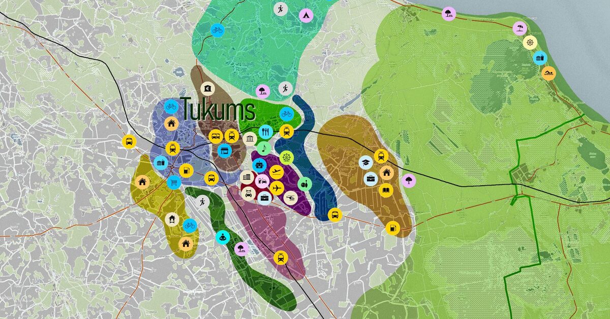 Tukuma Novada Industriālā Parka Karte